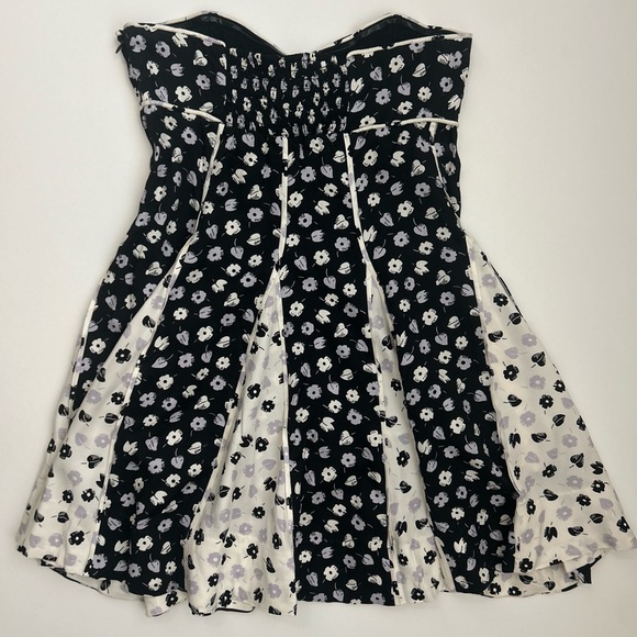 NWT Anthropologie Maeve Strapless Bow-Front Swing Mini Dress Size M - Picture 5 of 7